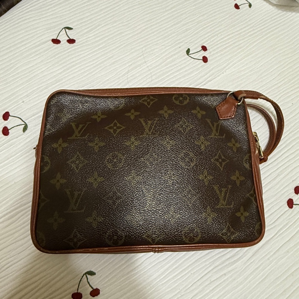 Louis Vuitton Brown Monogram Toiletry Bag